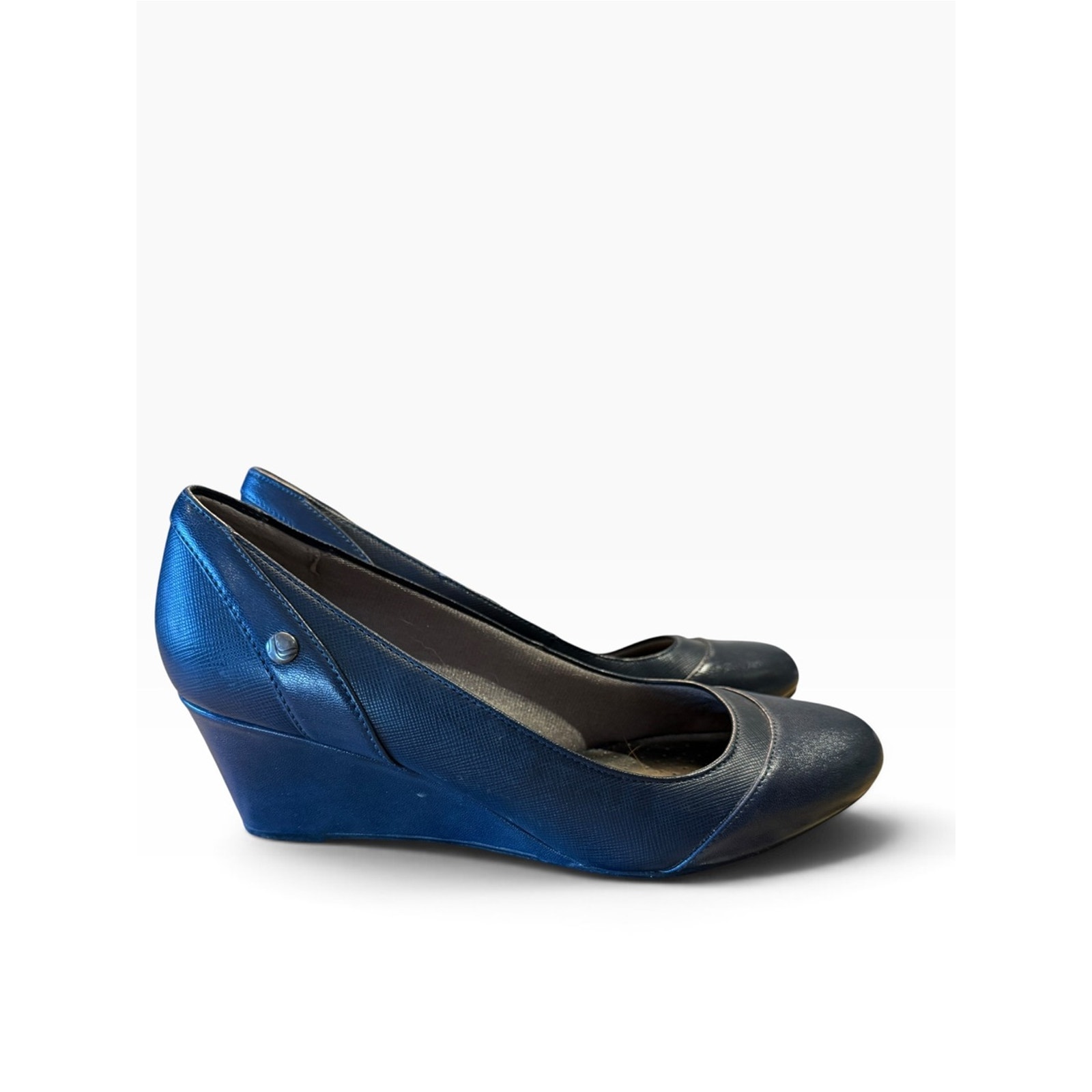 Life Stride Soft Systems Dreams Women’s 7.5 Navy Wedge Pumps — image 3 of 8